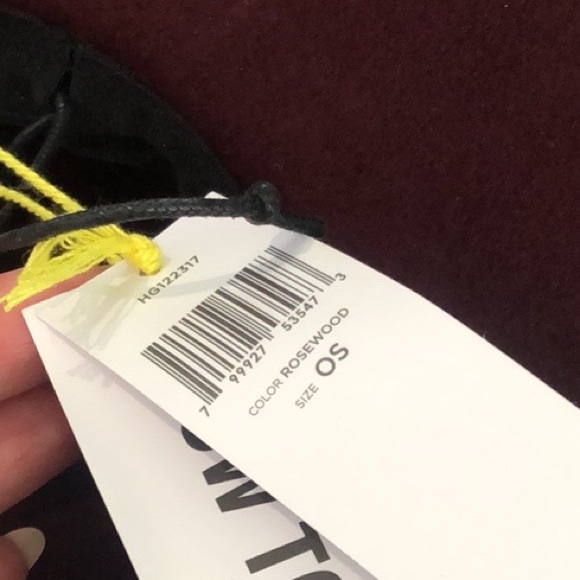 NEW WITH TAGS BCBGeneration Maroon Fedora Hat - Picture 9 of 9